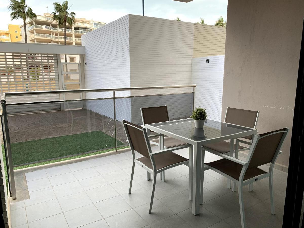 Apartamento Con Jardin En Primera Linea De Playa Con Parking Y Piscina Peñíscola 외부 사진