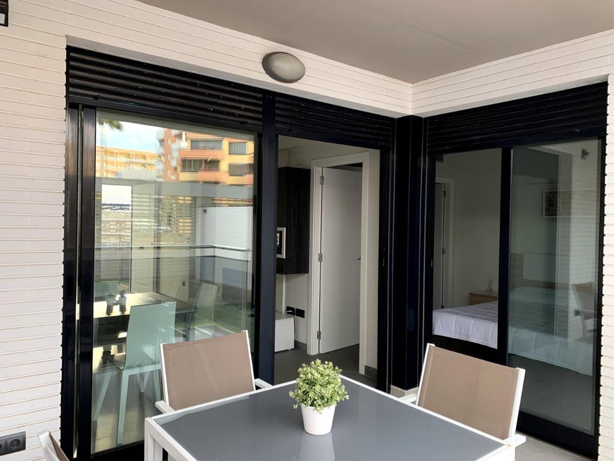 Apartamento Con Jardin En Primera Linea De Playa Con Parking Y Piscina Peñíscola 외부 사진