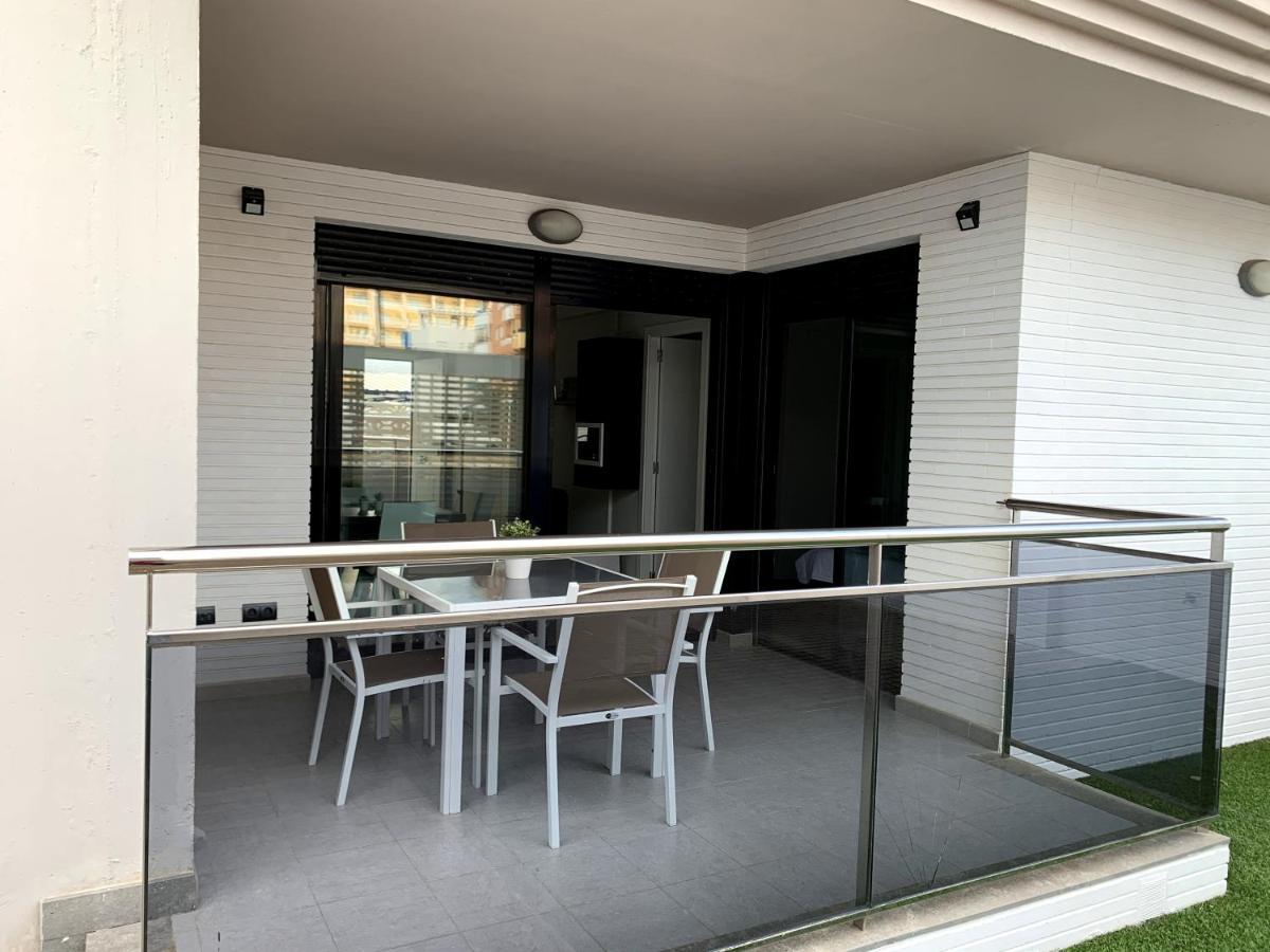 Apartamento Con Jardin En Primera Linea De Playa Con Parking Y Piscina Peñíscola 외부 사진